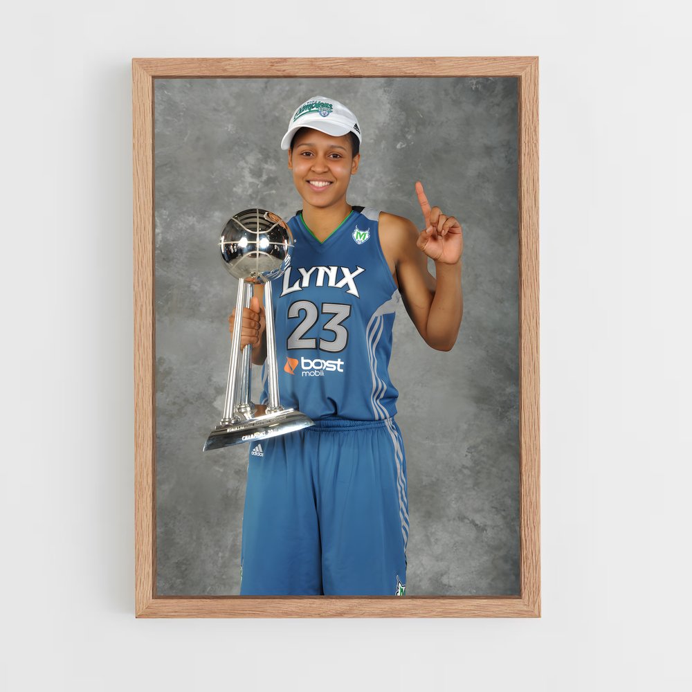Poster Le Champion Radieux – affiche Basketball (vue 4)